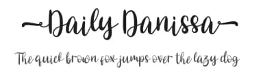 Daily Danissa by Inermedia Studio — Script Handwritten Font — thumbnail 1