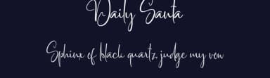 Daily Santa by Erik Studio — Script Handwritten Font — thumbnail 2