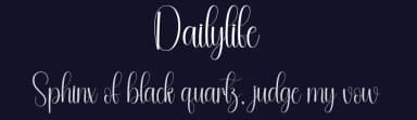 Dailylife by Andi Moz — Script Handwritten Font — thumbnail 2