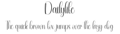 Dailylife by Andi Moz — Script Handwritten Font — thumbnail 1