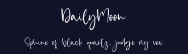 DailyMoon by Letterative Studio — Script Handwritten Font — thumbnail 2