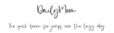 DailyMoon by Letterative Studio — Script Handwritten Font — thumbnail 1