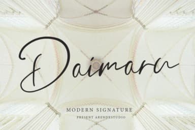 Daimaru Font by Arendxstudio — Script Handwritten Font — thumbnail 1