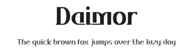 Daimor by twinletter — Sans Serif Font — thumbnail 1
