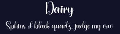 Dairy by Andi Moz — Script Handwritten Font — thumbnail 2