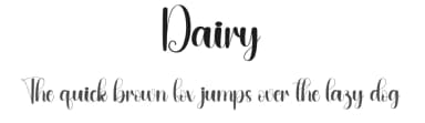 Dairy by Andi Moz — Script Handwritten Font — thumbnail 1