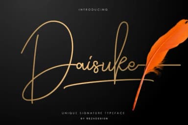 Daisuke Font by Grezline Studio — Script Handwritten Font — thumbnail 1