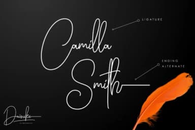 Daisuke Font by Grezline Studio — Script Handwritten Font — thumbnail 4