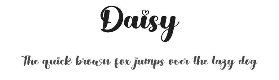 Daisy by Inermedia Studio — Script Handwritten Font