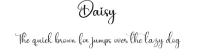 Daisy by Scratchones — Script Handwritten Font — thumbnail 1