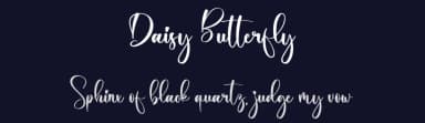 Daisy Butterfly by FreshtypeINK — Script Handwritten Font — thumbnail 2