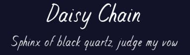 Daisy Chain by Zansari — Script Handwritten Font — thumbnail 2