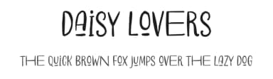 Daisy Lovers by Saridezra — Script Handwritten Font — thumbnail 1