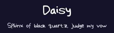 Daisy by MiniCandy — Script Handwritten Font — thumbnail 2
