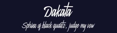 Dakata by Typeline Studio — Script Handwritten Font — thumbnail 2