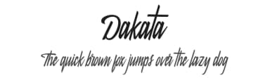 Dakata by Typeline Studio — Script Handwritten Font — thumbnail 1