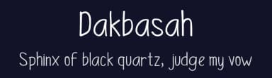 Dakbasah by Andi Arafiq — Script Handwritten Font — thumbnail 2