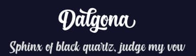 Dalgona by Debut Studio — Script Handwritten Font — thumbnail 2