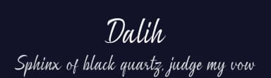 Dalih by Mytype Studio — Script Handwritten Font — thumbnail 2