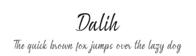Dalih by Mytype Studio — Script Handwritten Font — thumbnail 1