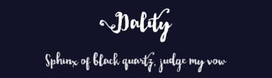 Dality by Mycandythemes — Script Handwritten Font — thumbnail 2