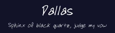 Dallas by Dallas Lucille — Script Handwritten Font — thumbnail 2