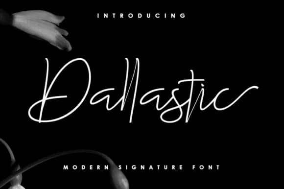 Dallastic Script Font by akifatype — Script Handwritten Font