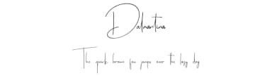 Dalmantina by Dav studio — Script Handwritten Font — thumbnail 1