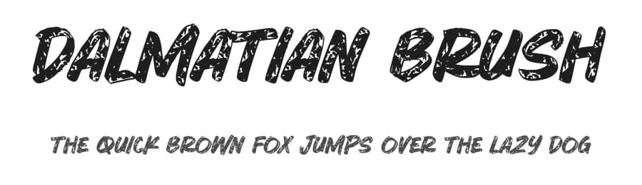 Dalmatian Brush by Gassstype — Script Handwritten Font