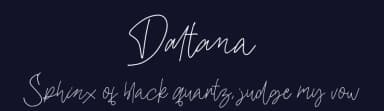 Daltana by Sabrcreative — Script Handwritten Font — thumbnail 2