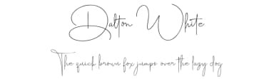 Dalton White by Madhaline Studio — Script Handwritten Font — thumbnail 1
