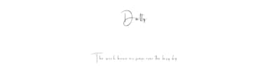 Dalty by Rezastudio — Script Handwritten Font — thumbnail 1