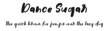Dance Sugar by Four Lines — Script Handwritten Font — thumbnail 1