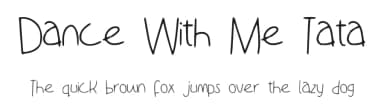 Dance With Me Tata by Ohab Tbj — Script Handwritten Font — thumbnail 1