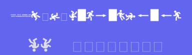 Dancefloor Exit by Freaky Fonts — Dingbats Font — thumbnail 3