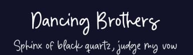 Dancing Brothers by Balpirick Studio — Script Handwritten Font — thumbnail 2