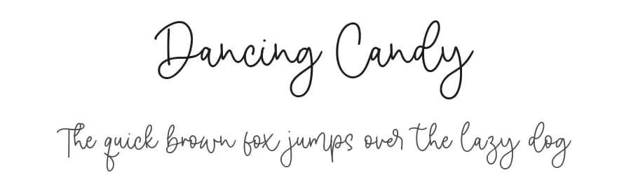 Dancing Candy by Balpirick Studio — Script Handwritten Font