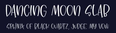 Dancing Moon Slab by Abo Daniel Studio — Script Handwritten Font — thumbnail 2