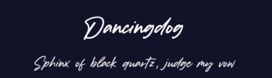 Dancingdog by Balpirick Studio — Script Handwritten Font — thumbnail 2