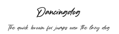 Dancingdog by Balpirick Studio — Script Handwritten Font — thumbnail 1