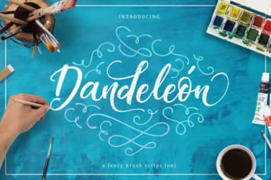 Dandeleón Font by Burntilldead — Script Handwritten Font — thumbnail 1