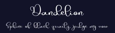 Dandelion by Luluk Surotul — Script Handwritten Font — thumbnail 2