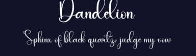 Dandelion by Harlek Studio — Script Handwritten Font — thumbnail 2
