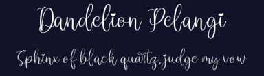 Dandelion Pelangi by Perspectype Studio - Letterena.com — Script Handwritten Font — thumbnail 2