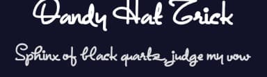 Dandy Hat Trick by imagex — Script Handwritten Font — thumbnail 2
