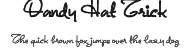 Dandy Hat Trick by imagex — Script Handwritten Font — thumbnail 1