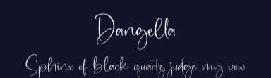 Dangella by Perspectype Studio - Letterena.com — Script Handwritten Font — thumbnail 2