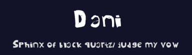 Dani by Rudi Haris — Script Handwritten Font — thumbnail 2