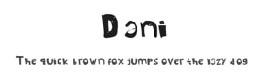 Dani by Rudi Haris — Script Handwritten Font — thumbnail 1