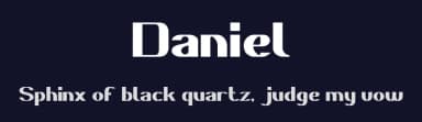 Daniel by weknow — Sans Serif Font — thumbnail 2